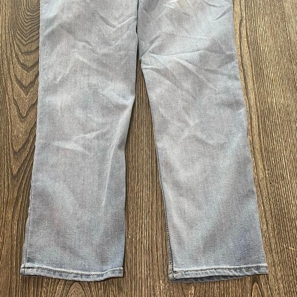 Vintage X American Weekend Crop Jeans Mid Rise Denim Light Wash Blue Size 4/27 - Picture 11 of 12